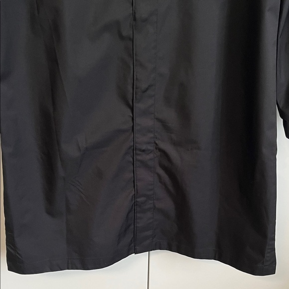 Mondetta Black Water Resistant Hooded Outdoor Rain Jacket with Hood, Size L - Picture 9 of 15